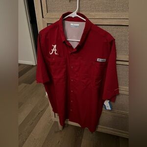 Columbia Men's Crimson Casual Button Down Shirt